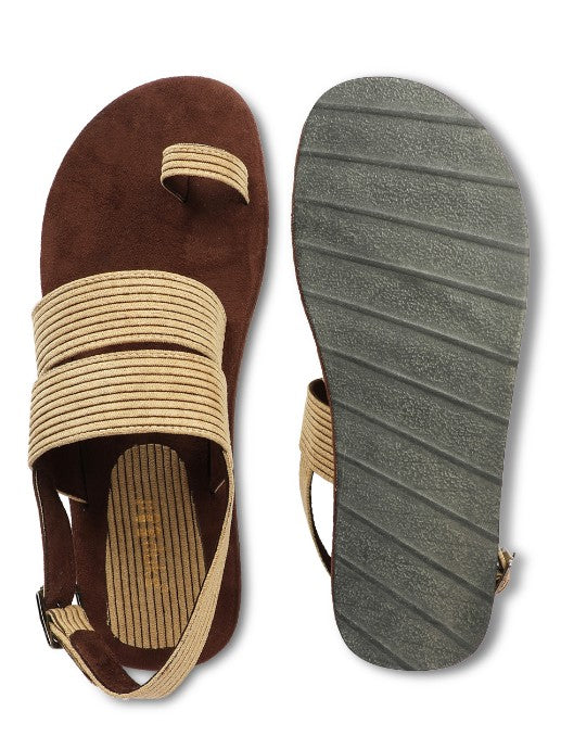 Sef Toe-Ring Corduroy Sandals Men