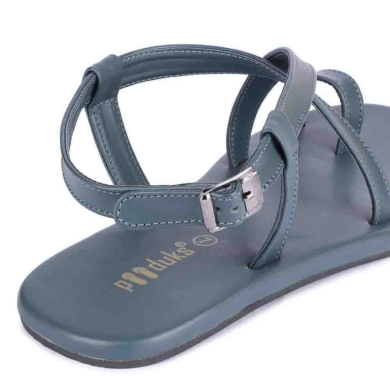 Sko Toe-Ring Vegan Leather Sandals Men