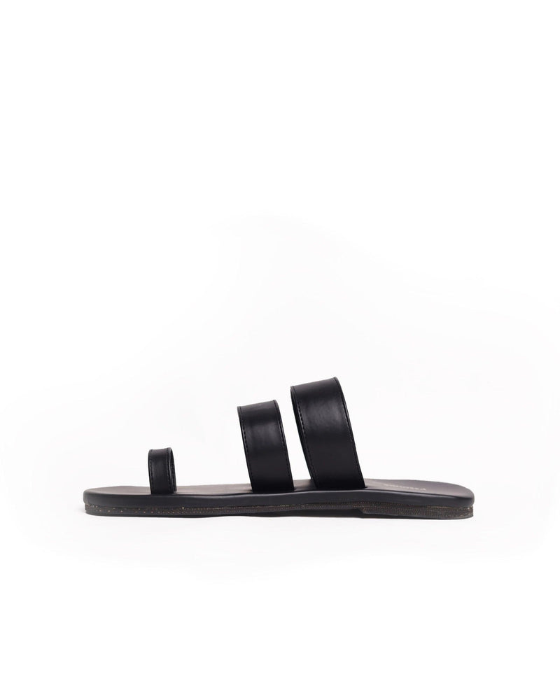 Uri Black | Versatile Casual Flats for Men - Paaduks