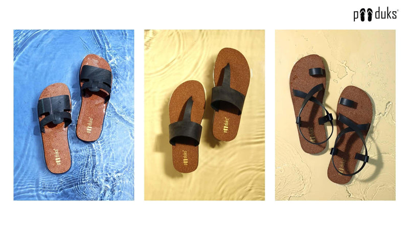 korean flat solid rubber sandals(rain or shine) | Shopee Philippines