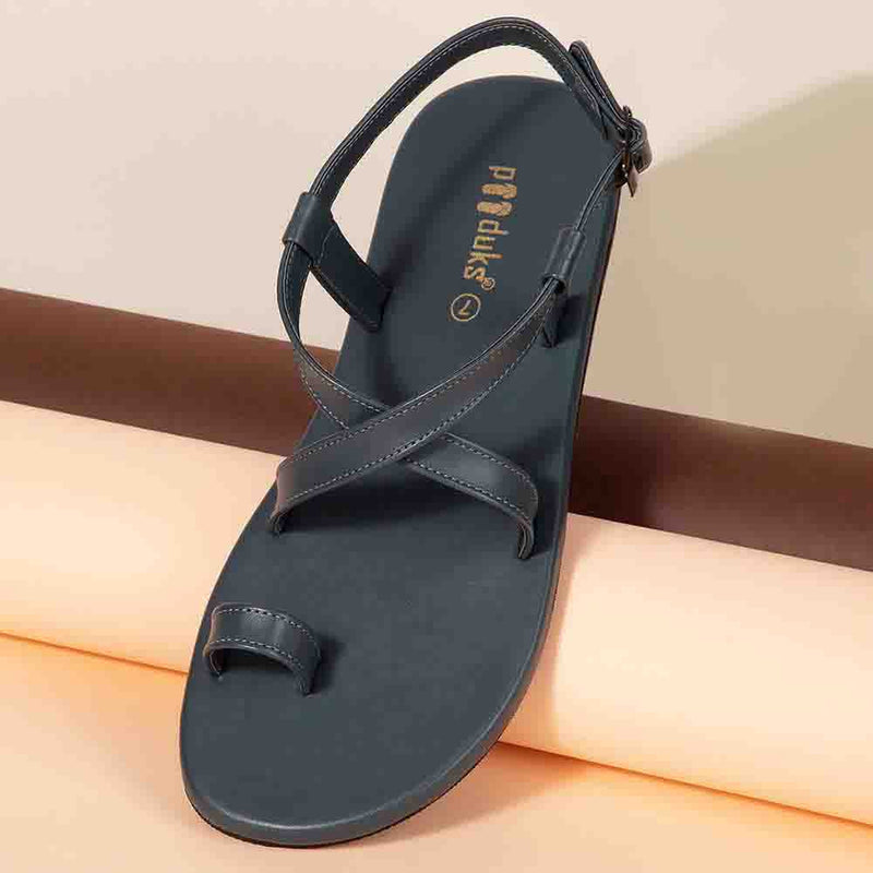 🎁 Sko Toe-Ring Vegan Leather Sandals Men (100% off)