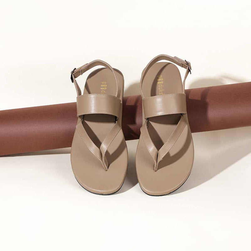 🎁 Hiver Thong-Strap Vegan Leather Sandals (100% off)