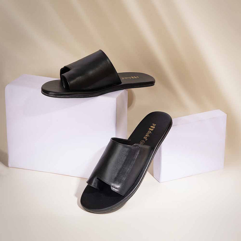 Iru Cloak Vegan Leather Slides