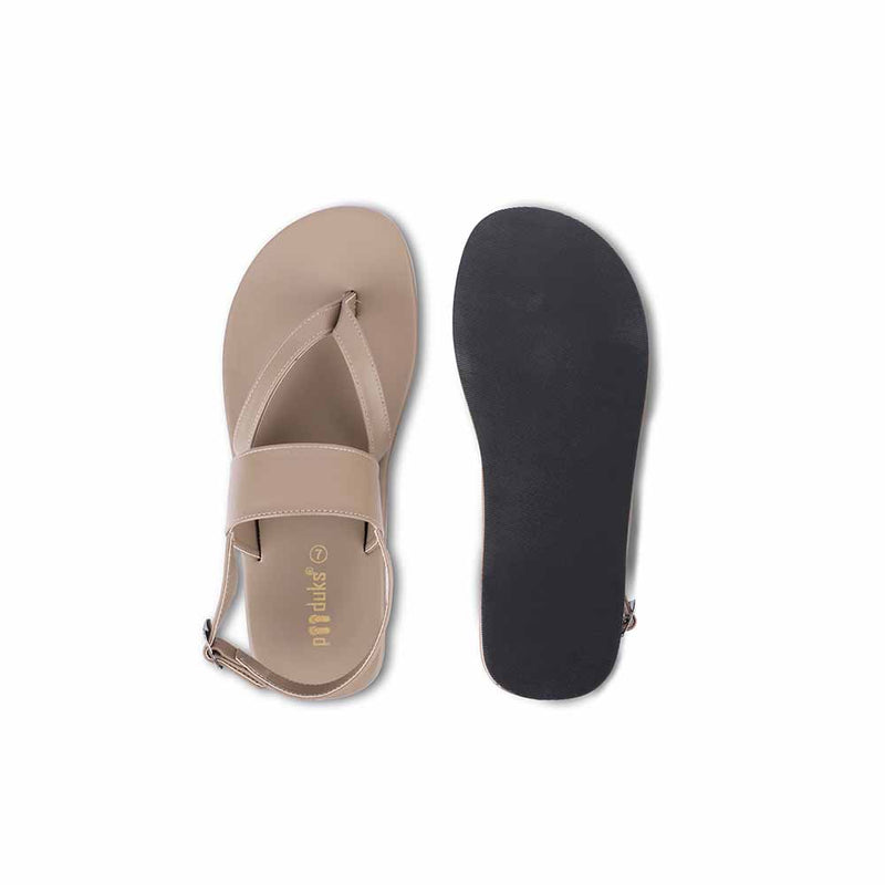Hiver Thong-Strap Vegan Leather Sandals