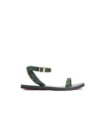 Heti Green | Multi Occasion Wear Sandals for Women - Paaduks