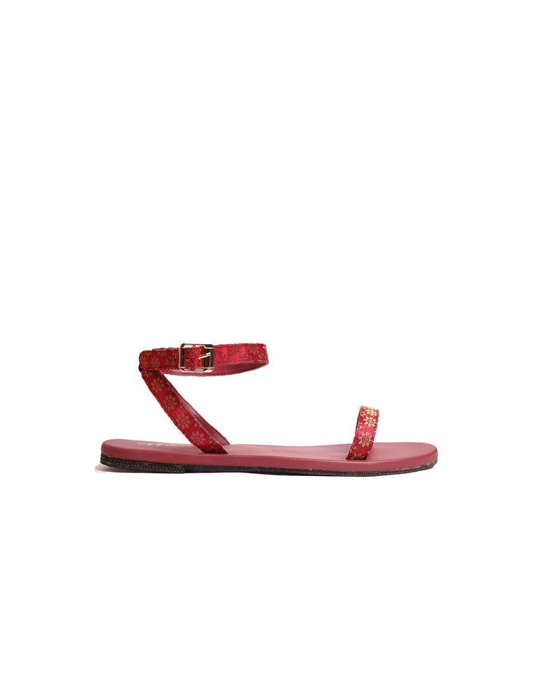 Heti Red | Multi Occasion Wear Sandals for Women
